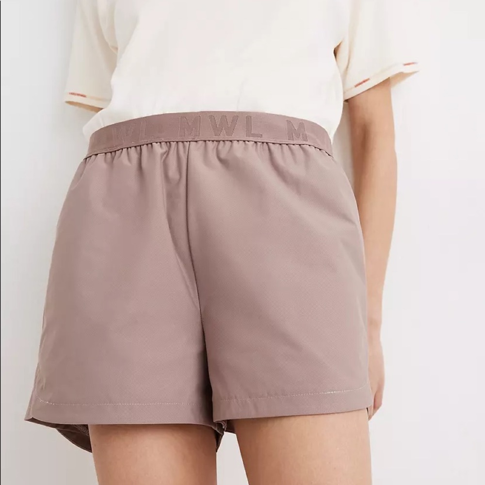Rare Madewell Active • MWL Allways Pull-On Shorts in vintage petal